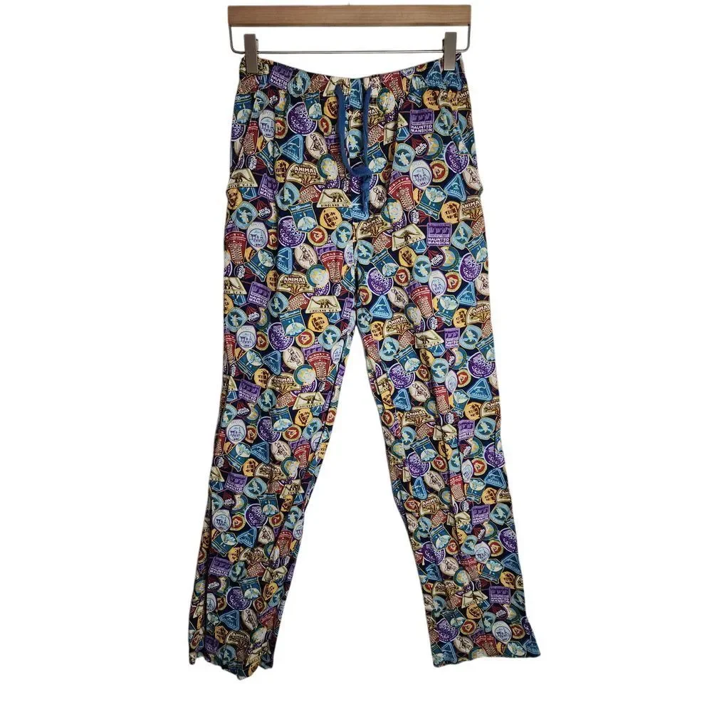 Disney Pajama Pants Men's Small 45th Anniversary Graphic Lounge Bottoms